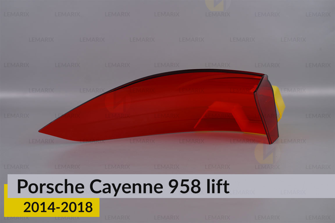 Скло заднього ліхтаря зовнішнє в крилі Porsche Cayenne 958 (2014-2018) рест праве