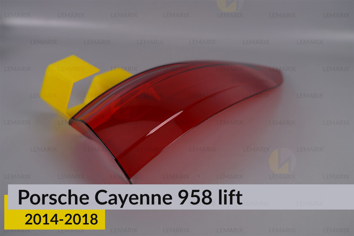 Скло заднього ліхтаря зовнішнє в крилі Porsche Cayenne 958 (2014-2018) рест праве
