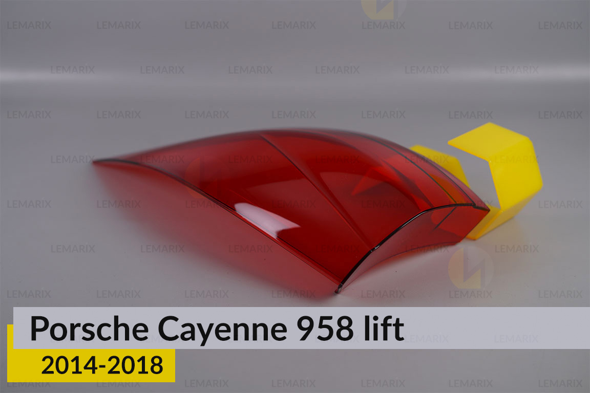 Скло заднього ліхтаря зовнішнє в крилі Porsche Cayenne 958 (2014-2018) рест праве