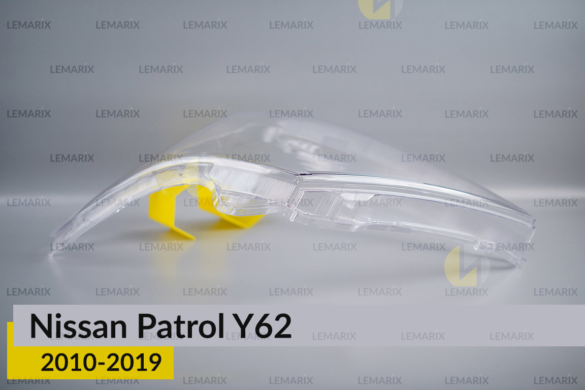 Скло фари Nissan Patrol Y62 (2010-2019) ліве