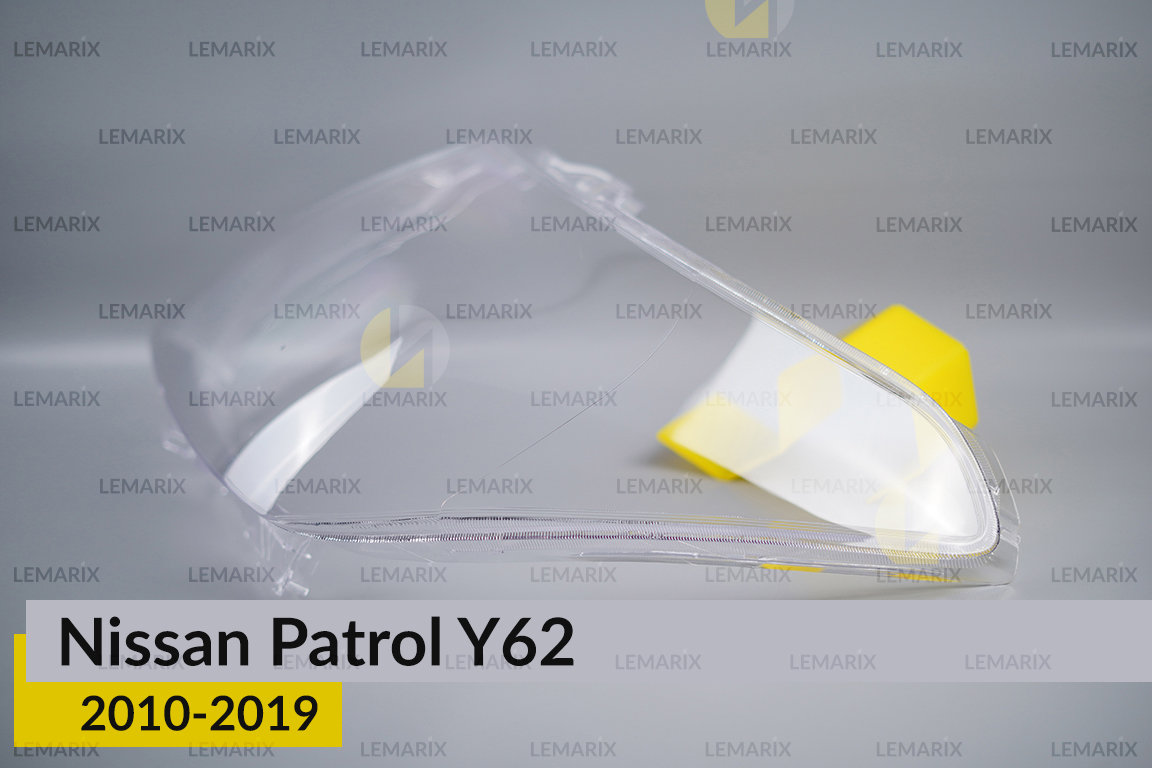 Скло фари Nissan Patrol Y62 (2010-2019) ліве