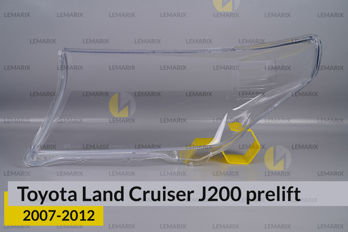 Скло фари Toyota Land Cruiser J200 (2007-2012) дорест праве