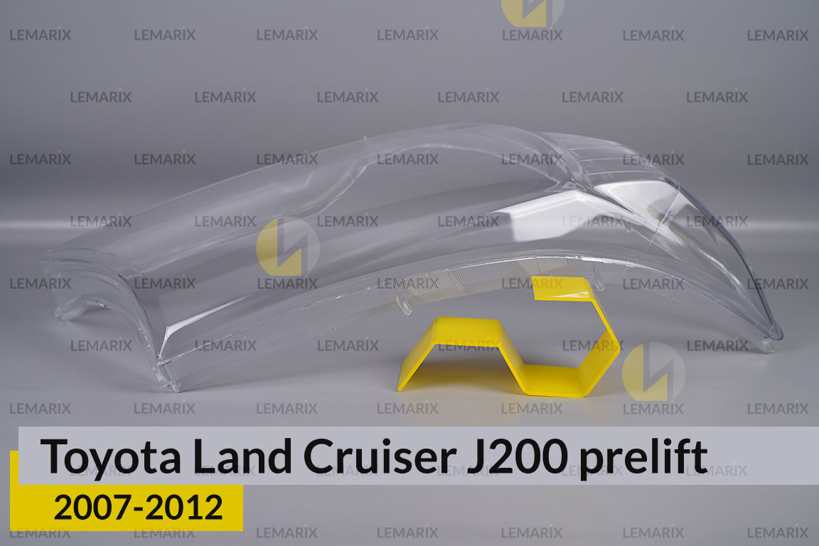 Скло фари Toyota Land Cruiser J200 (2007-2012) дорест праве