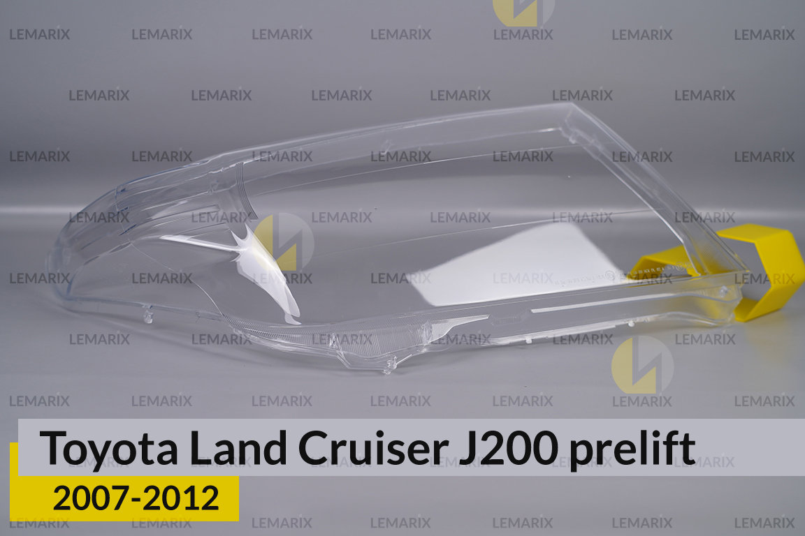 Скло фари Toyota Land Cruiser J200 (2007-2012) дорест праве