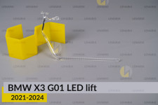 Кольцо световод фары BMW X3 G01 LED (2021-2024) рест малое внутреннее Icon Light правое