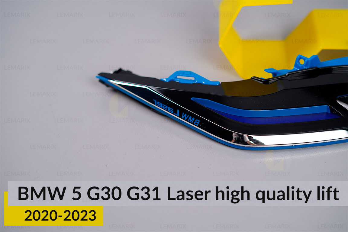 Декоративна маска верхня у зборі BMW 5 G30 G31 Laser HQ (2020-2023) рест права