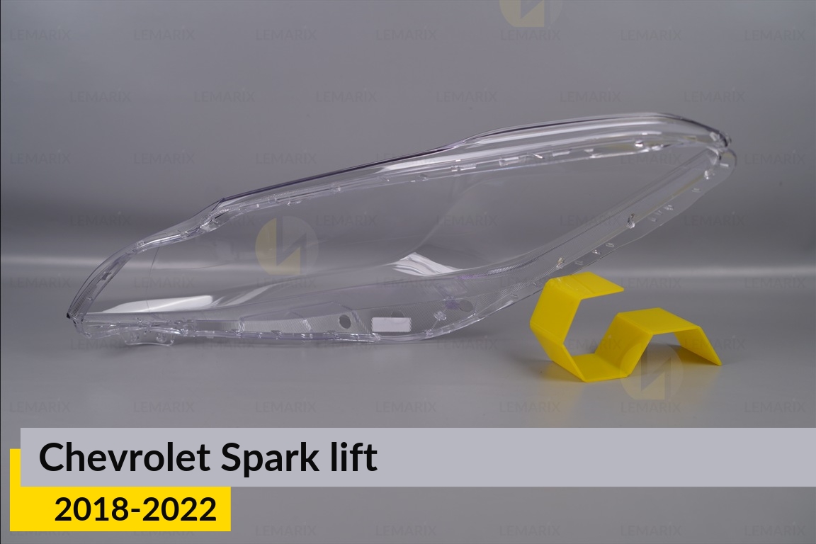 Скло фари Chevrolet Spark (2018-2022) рест праве