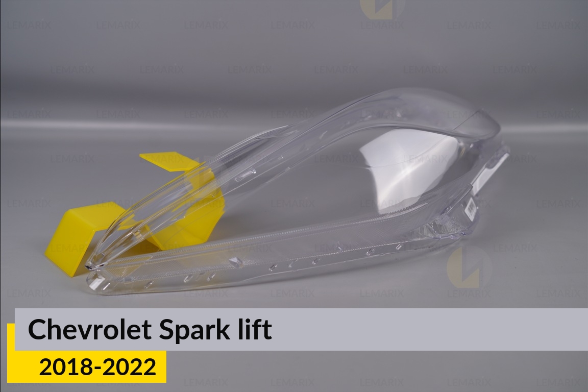 Скло фари Chevrolet Spark (2018-2022) рест праве