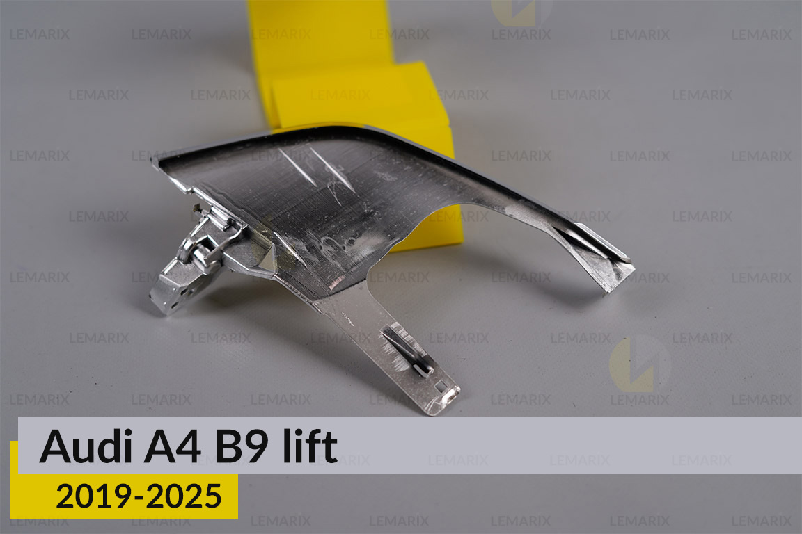 Хромована маска бокова внутрішня Audi A4 B9 (2019-2025) рест ліва