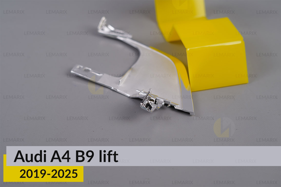 Хромована маска бокова внутрішня Audi A4 B9 (2019-2025) рест ліва
