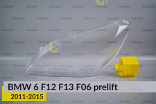 Скло фари BMW 6 F12 F13 F06 (2011-2015) дорест ліве