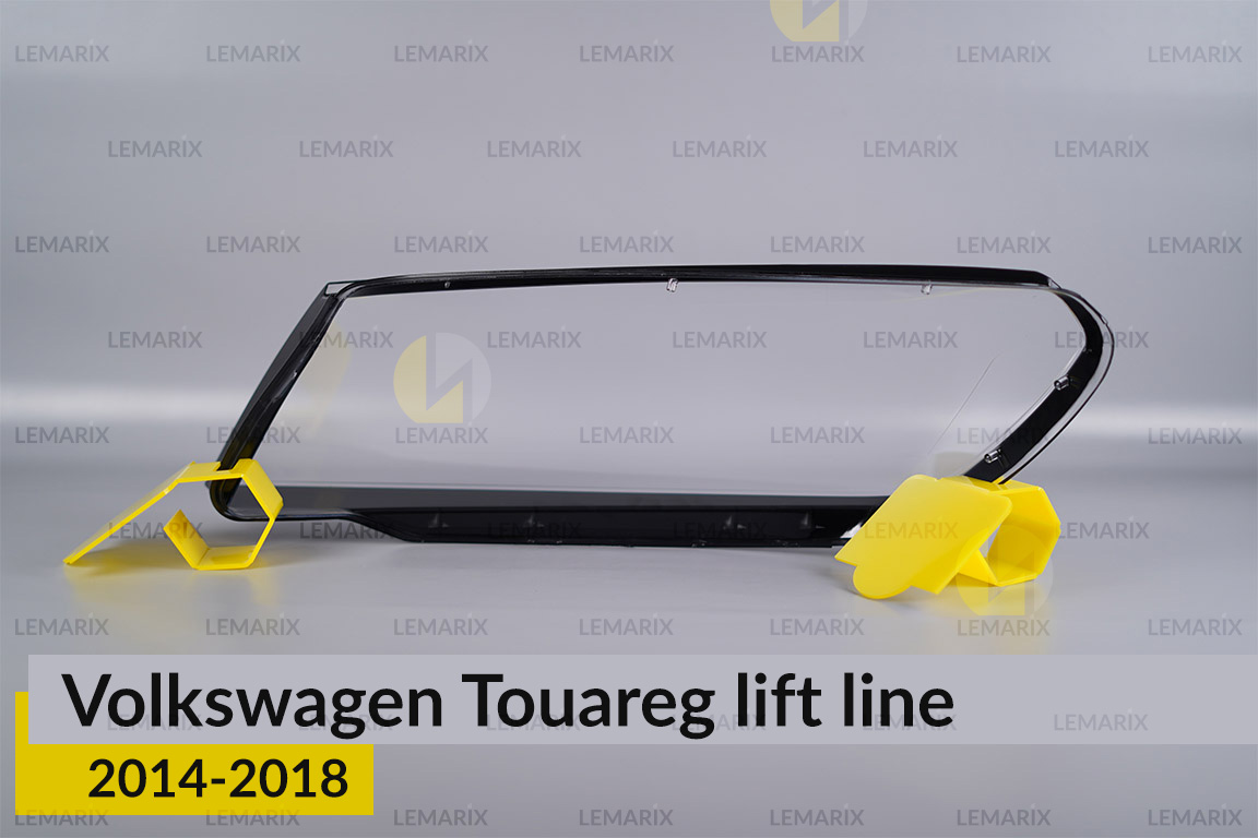 Скло фари VW Volkswagen Touareg (2014-2018) полоска рест праве