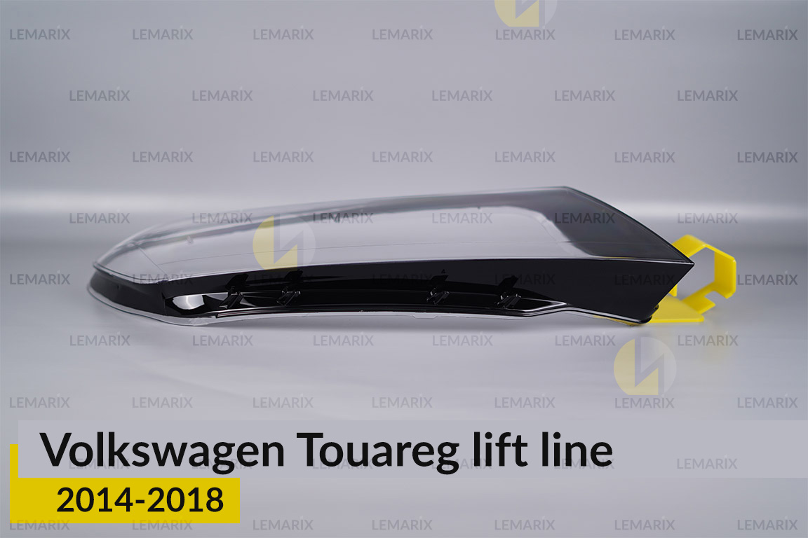 Скло фари VW Volkswagen Touareg (2014-2018) полоска рест праве