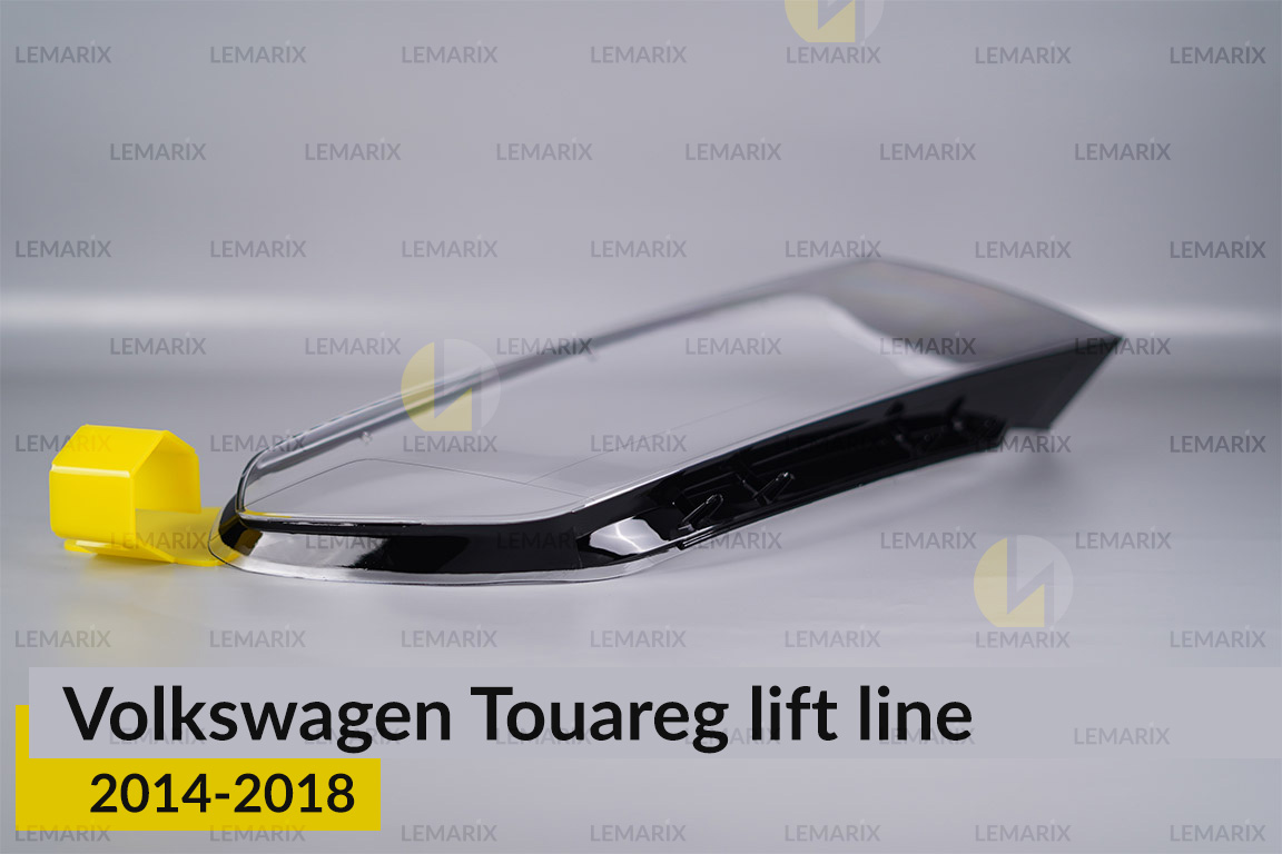 Скло фари VW Volkswagen Touareg (2014-2018) полоска рест праве