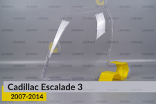 Скло фари Cadillac Escalade 3 (2007-2014) ліве