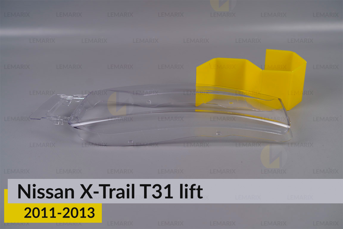 Скло фари Nissan X-Trail T31 верхнє (2011-2013) рест праве