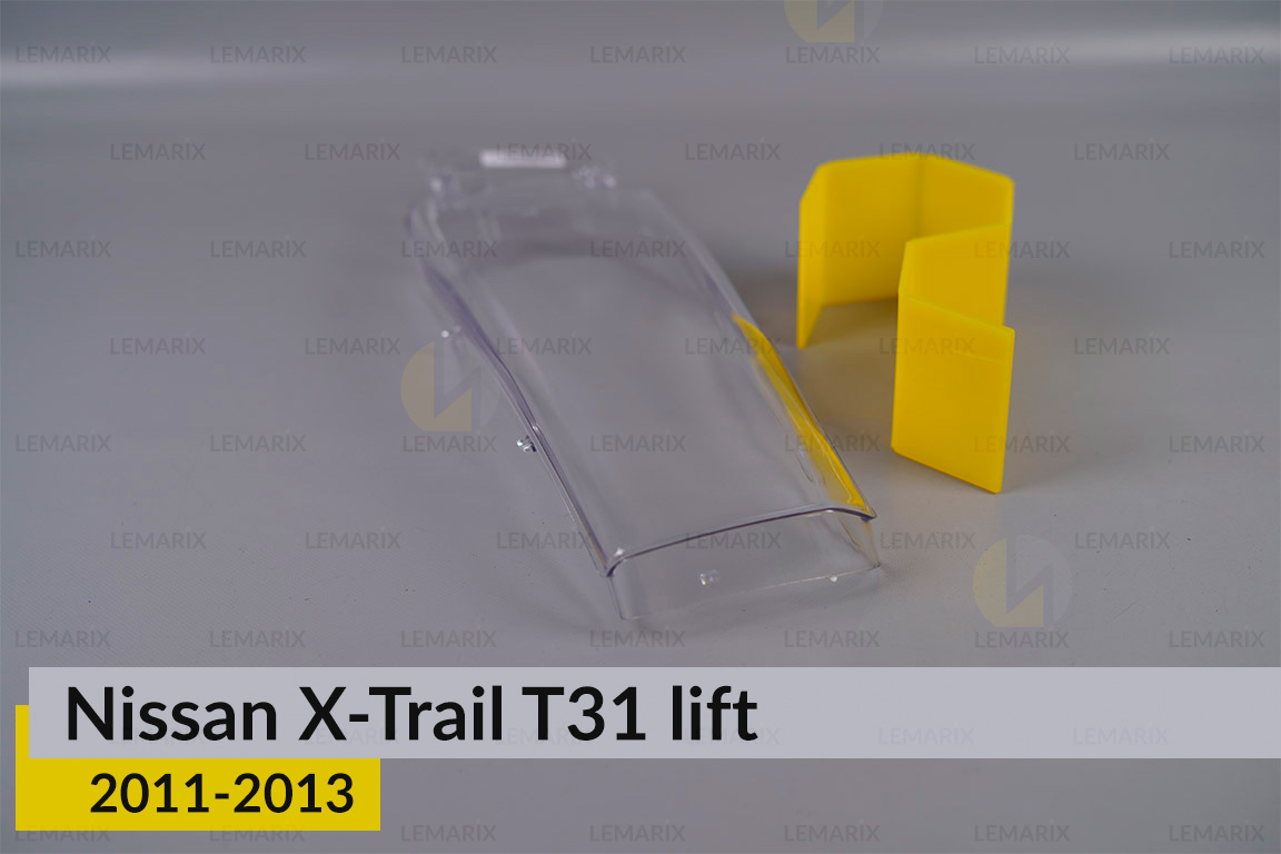 Скло фари Nissan X-Trail T31 верхнє (2011-2013) рест праве