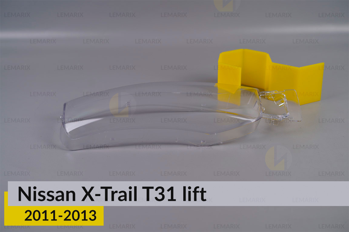 Скло фари Nissan X-Trail T31 верхнє (2011-2013) рест праве