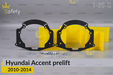 Перехідна рамка для Hyundai Accent (2010-2014) дорест