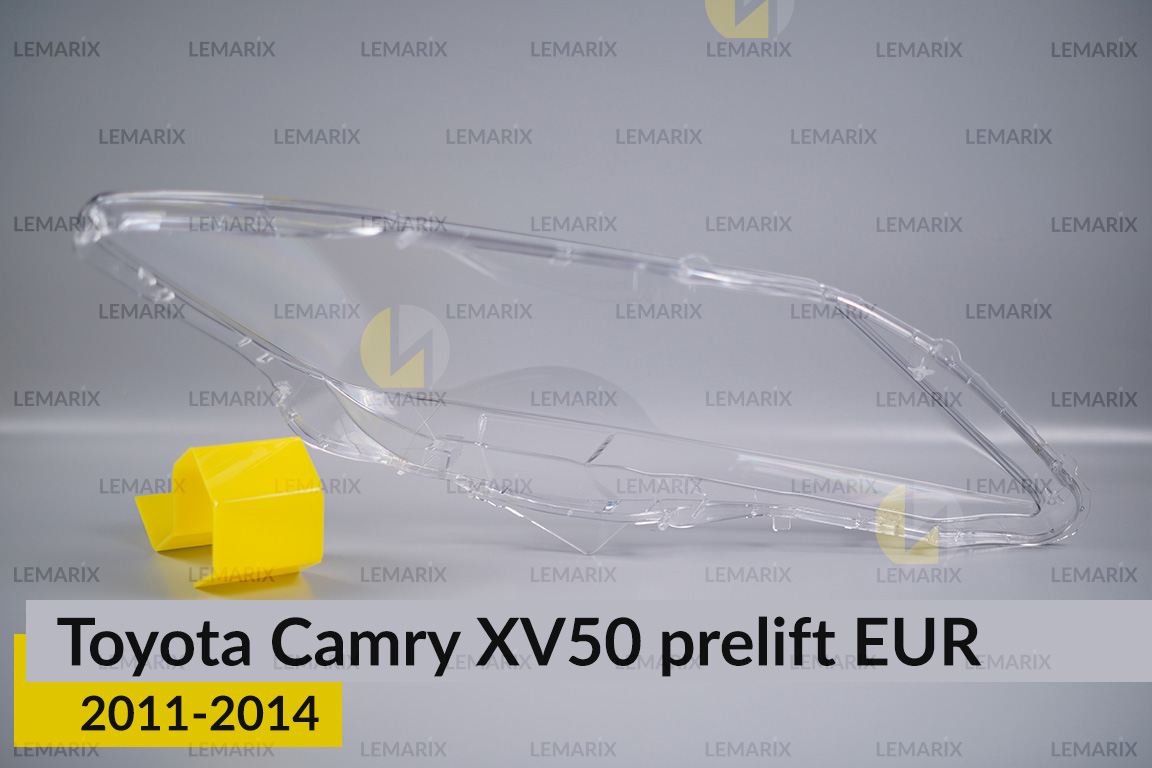 Скло фари Toyota Camry XV50 EUR (2011-2014) дорест ліве