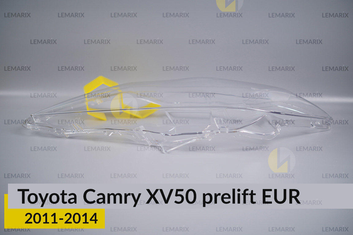 Скло фари Toyota Camry XV50 EUR (2011-2014) дорест ліве