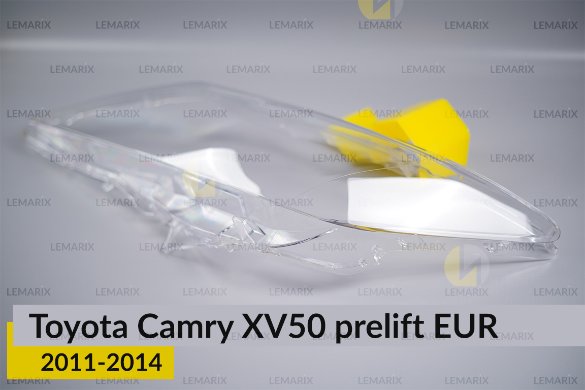 Скло фари Toyota Camry XV50 EUR (2011-2014) дорест ліве