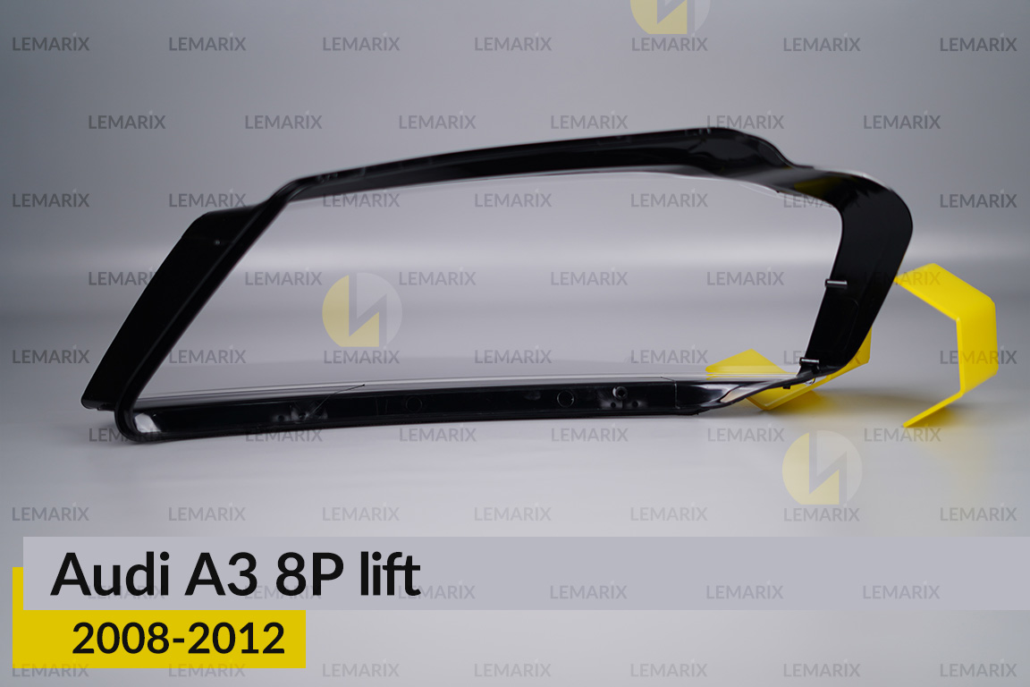 Скло фари Audi A3 8P (2008-2012) рест праве