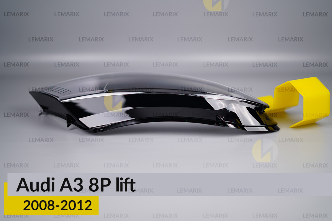 Скло фари Audi A3 8P (2008-2012) рест праве