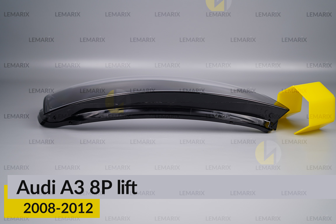 Скло фари Audi A3 8P (2008-2012) рест праве