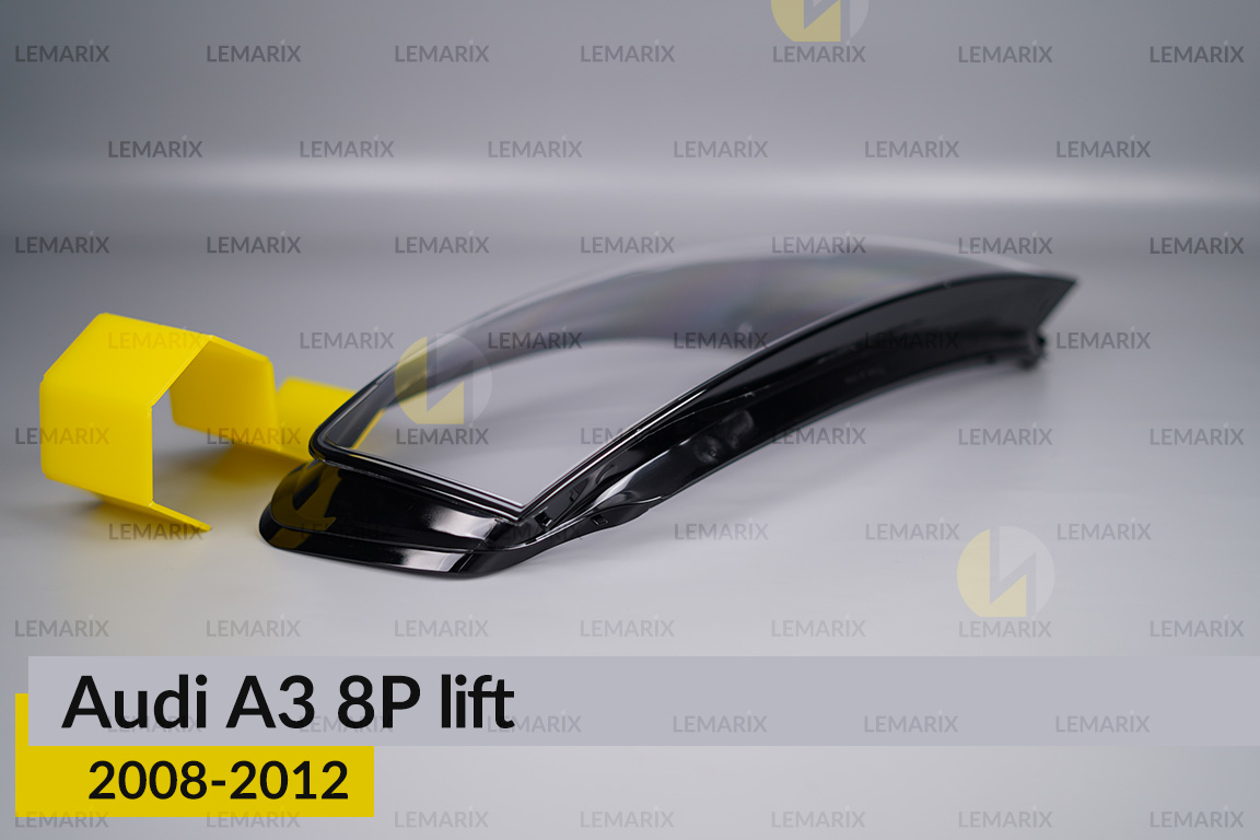 Скло фари Audi A3 8P (2008-2012) рест праве