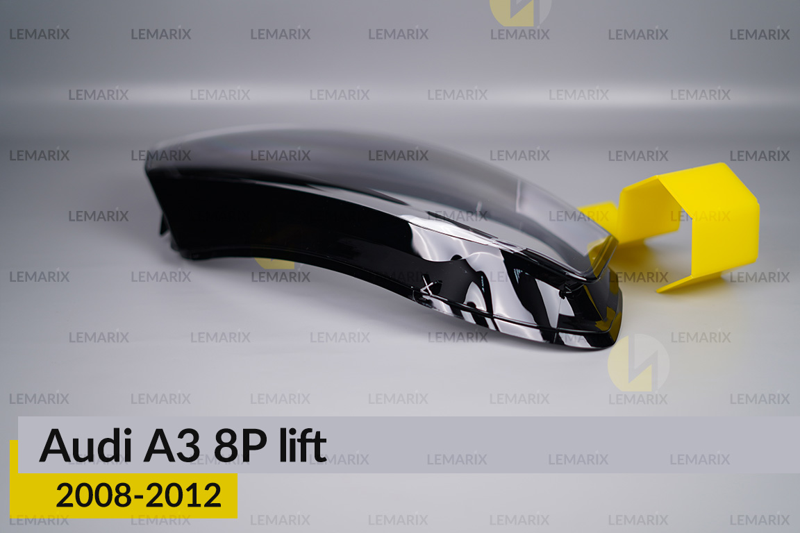 Скло фари Audi A3 8P (2008-2012) рест праве
