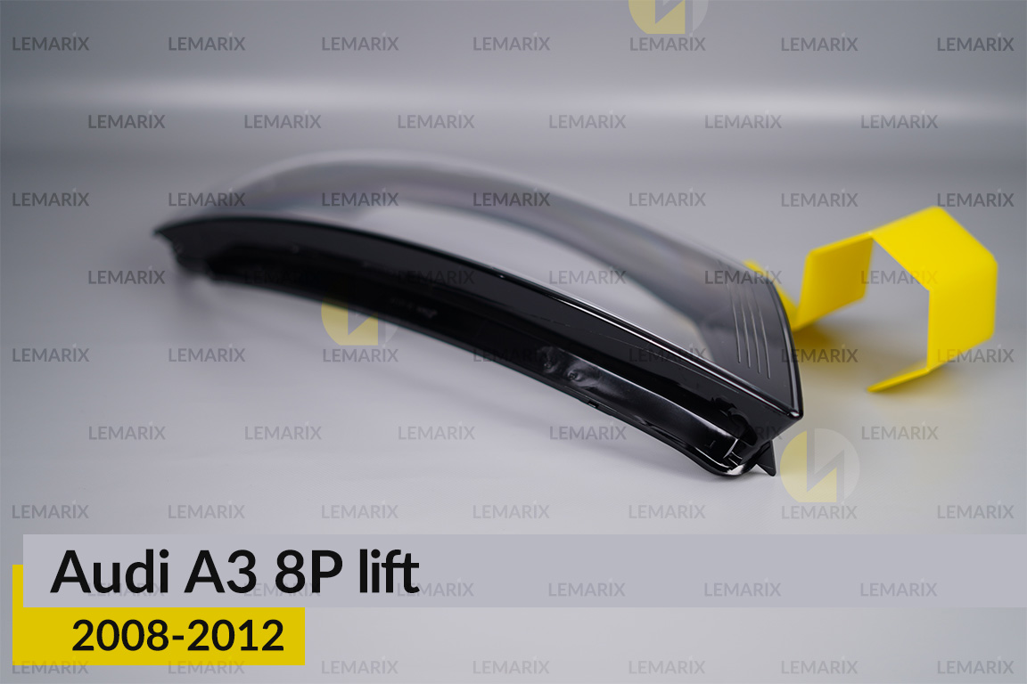 Скло фари Audi A3 8P (2008-2012) рест праве