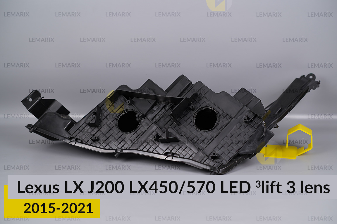 Корпус фари Lexus LX J200 LX450/570 LED 3 лінзи (2015-2021) 3 рест правий