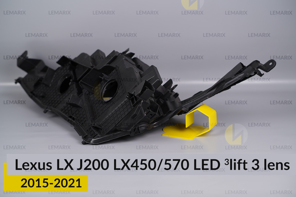 Корпус фари Lexus LX J200 LX450/570 LED 3 лінзи (2015-2021) 3 рест правий