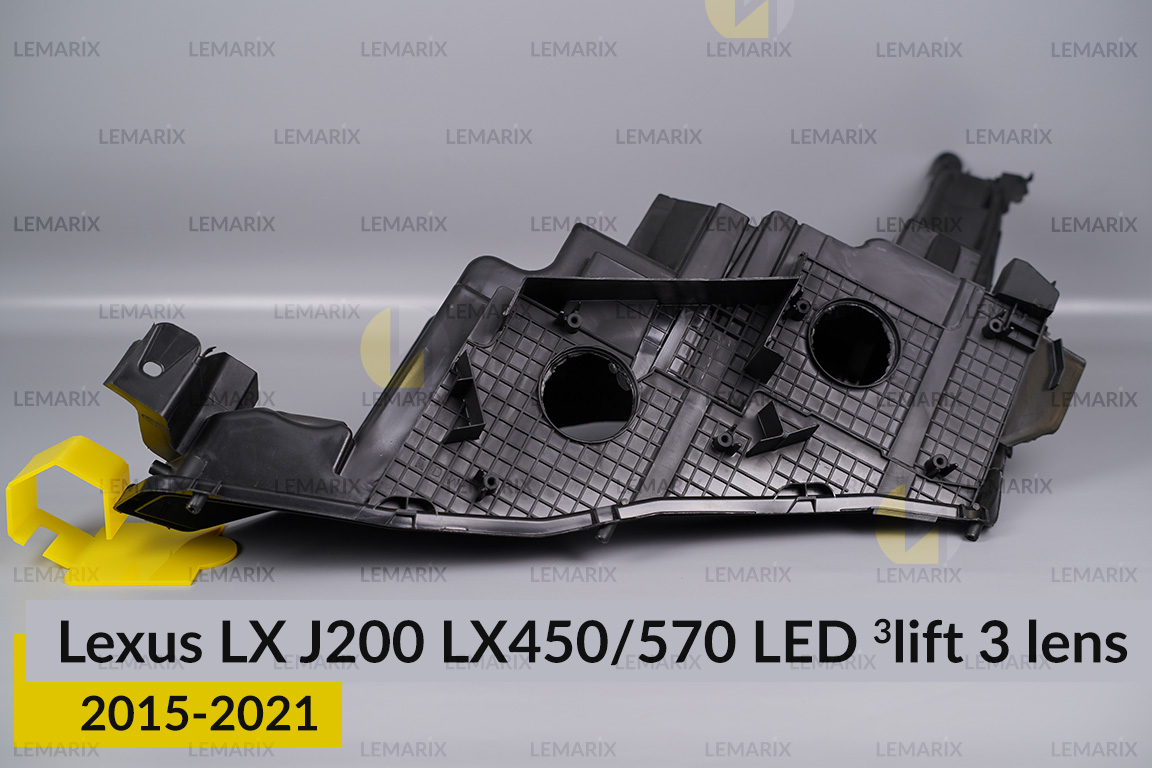 Корпус фари Lexus LX J200 LX450/570 LED 3 лінзи (2015-2021) 3 рест правий