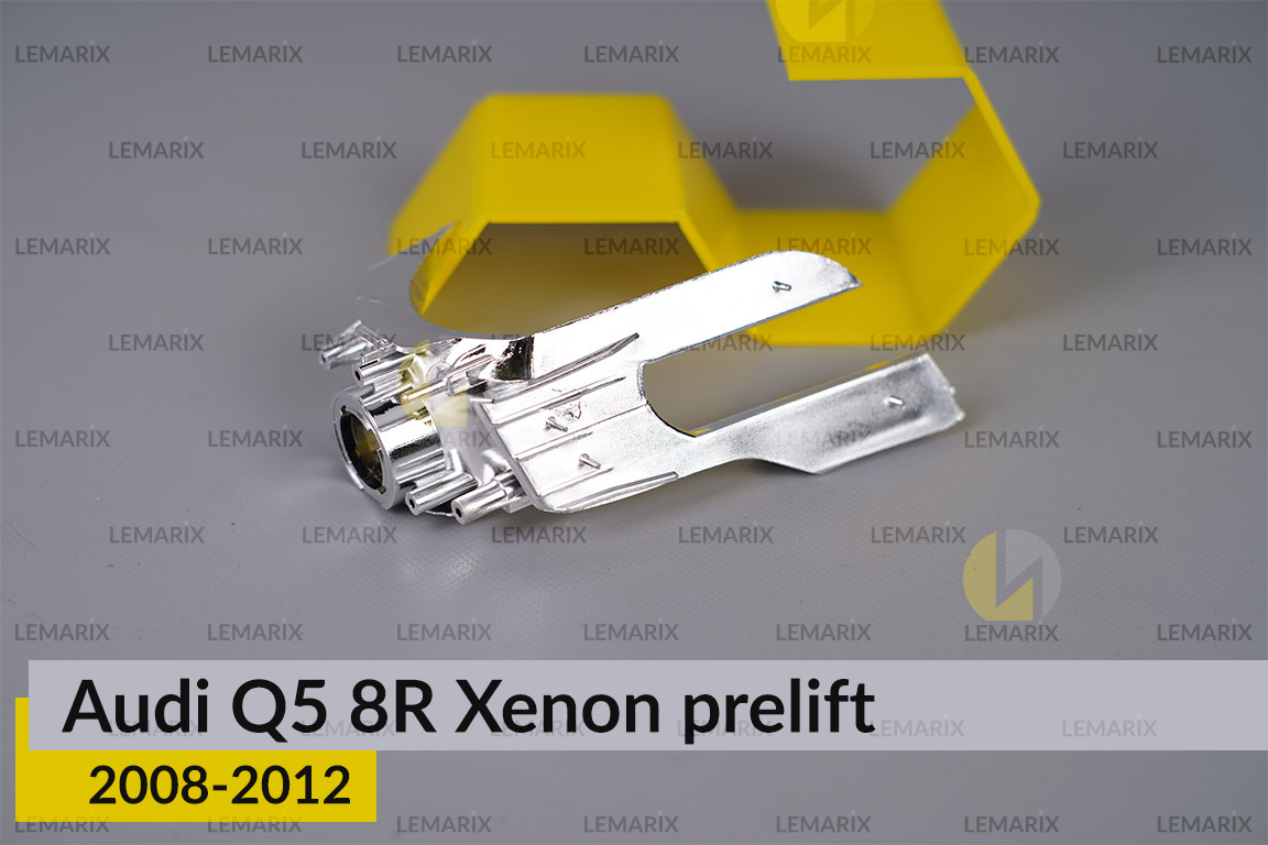 Хромована декоративна маска світлорозсіювач поворотника Audi Q5 8R Xenon (2008-2012) дорест ліва