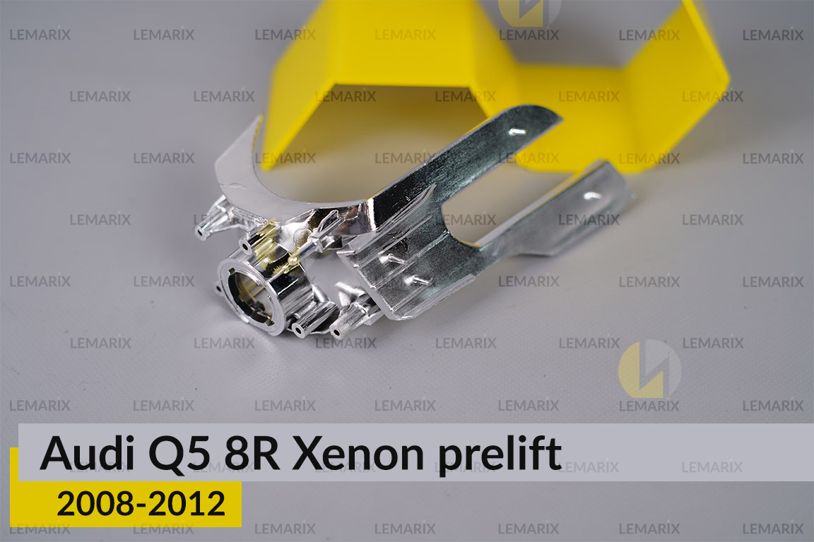 Хромована декоративна маска світлорозсіювач поворотника Audi Q5 8R Xenon (2008-2012) дорест ліва