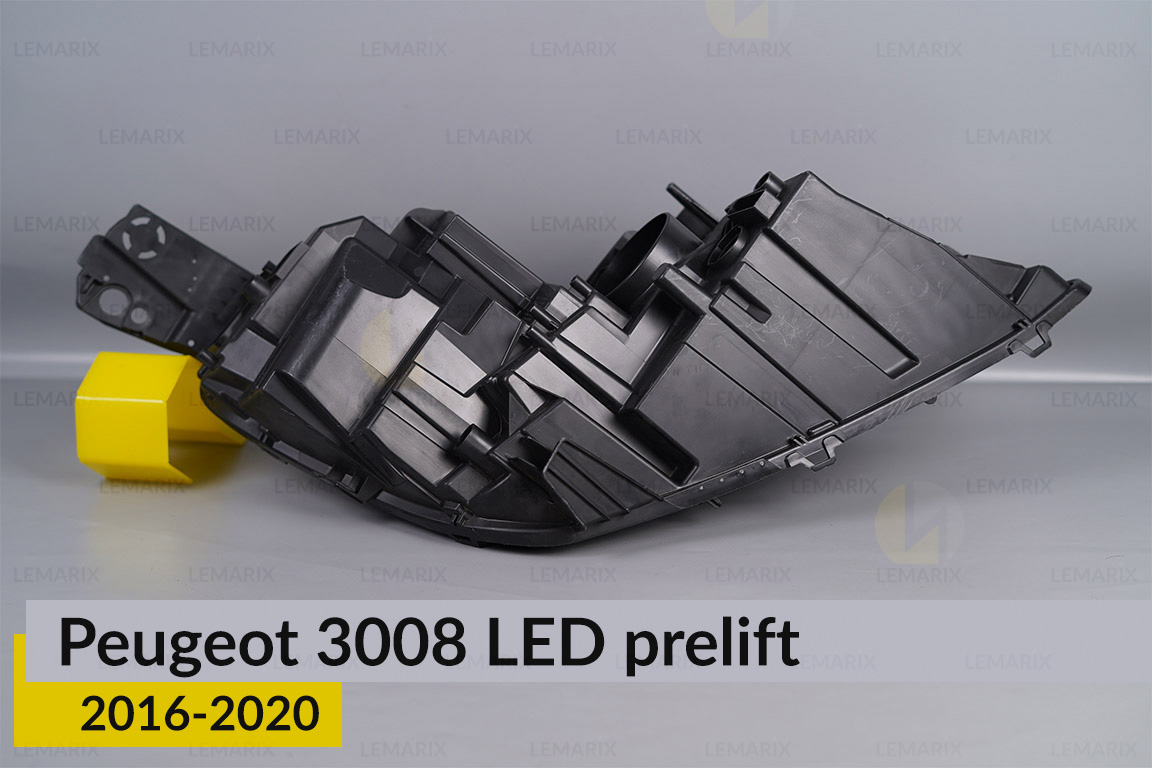 Корпус фари Peugeot 3008 LED (2016-2020) дорест лівий