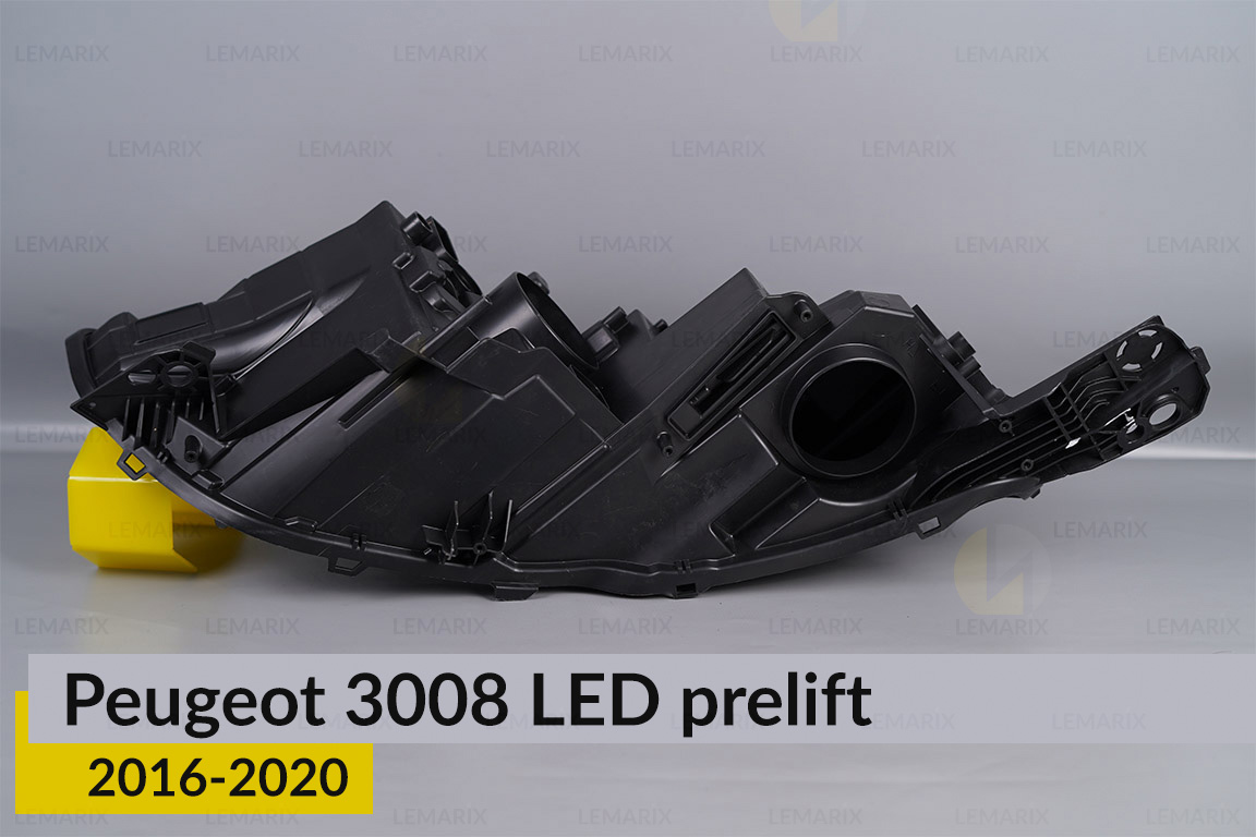 Корпус фари Peugeot 3008 LED (2016-2020) дорест лівий