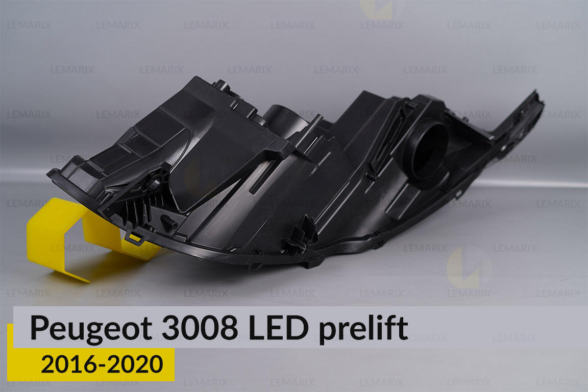 Корпус фари Peugeot 3008 LED (2016-2020) дорест лівий