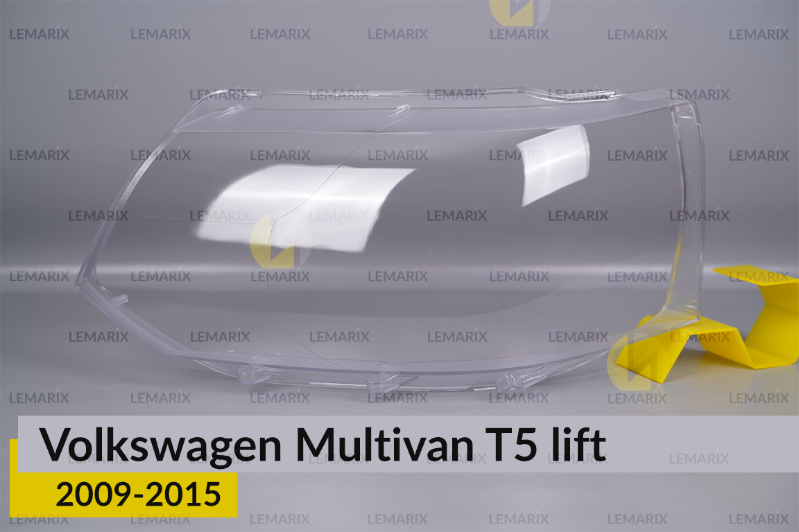 Скло фари VW Volkswagen Multivan T5 (2009-2015) рест ліве