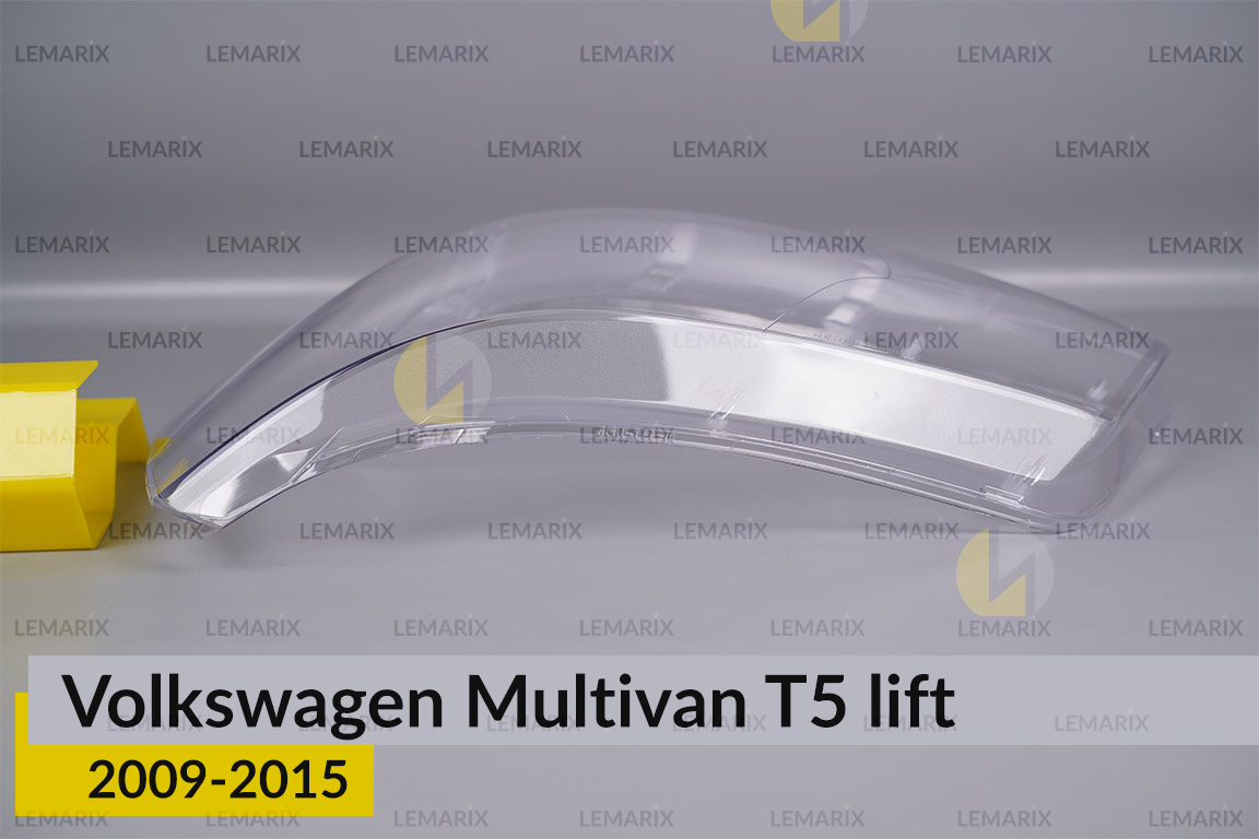 Скло фари VW Volkswagen Multivan T5 (2009-2015) рест ліве