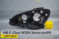 Корпус фари Mercedes-Benz C-Class W204 Xenon (2007-2011) дорест лівий