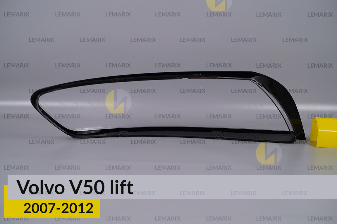 Скло фари Volvo V50 (2007-2012) рест ліве