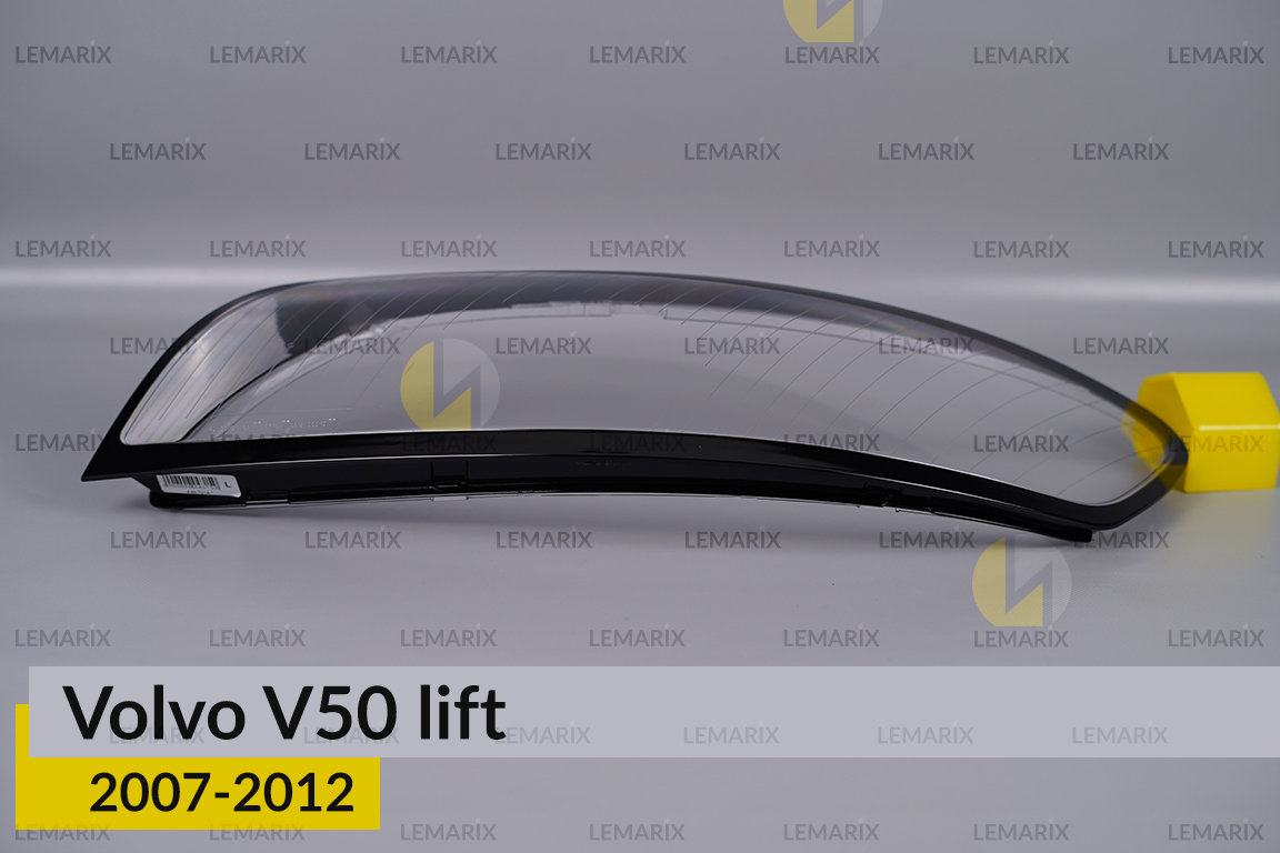 Скло фари Volvo V50 (2007-2012) рест ліве