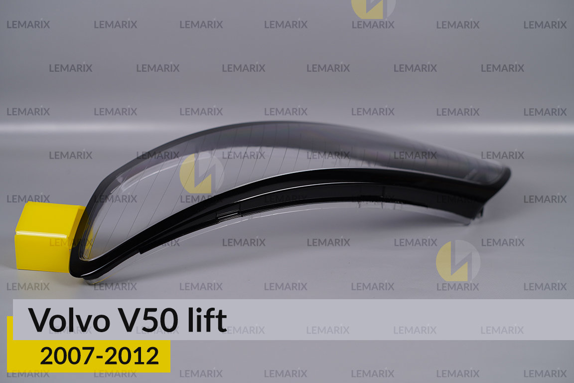 Скло фари Volvo V50 (2007-2012) рест ліве