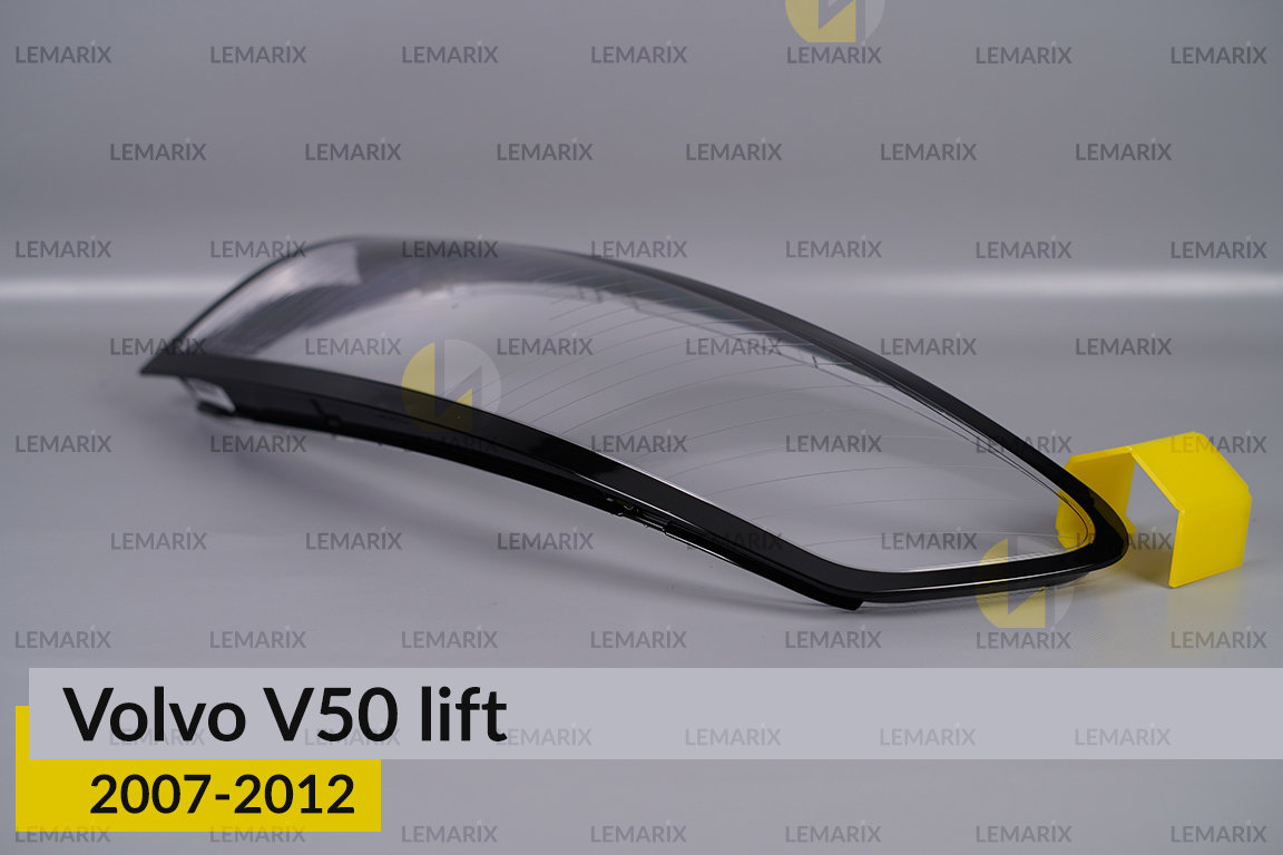 Скло фари Volvo V50 (2007-2012) рест ліве