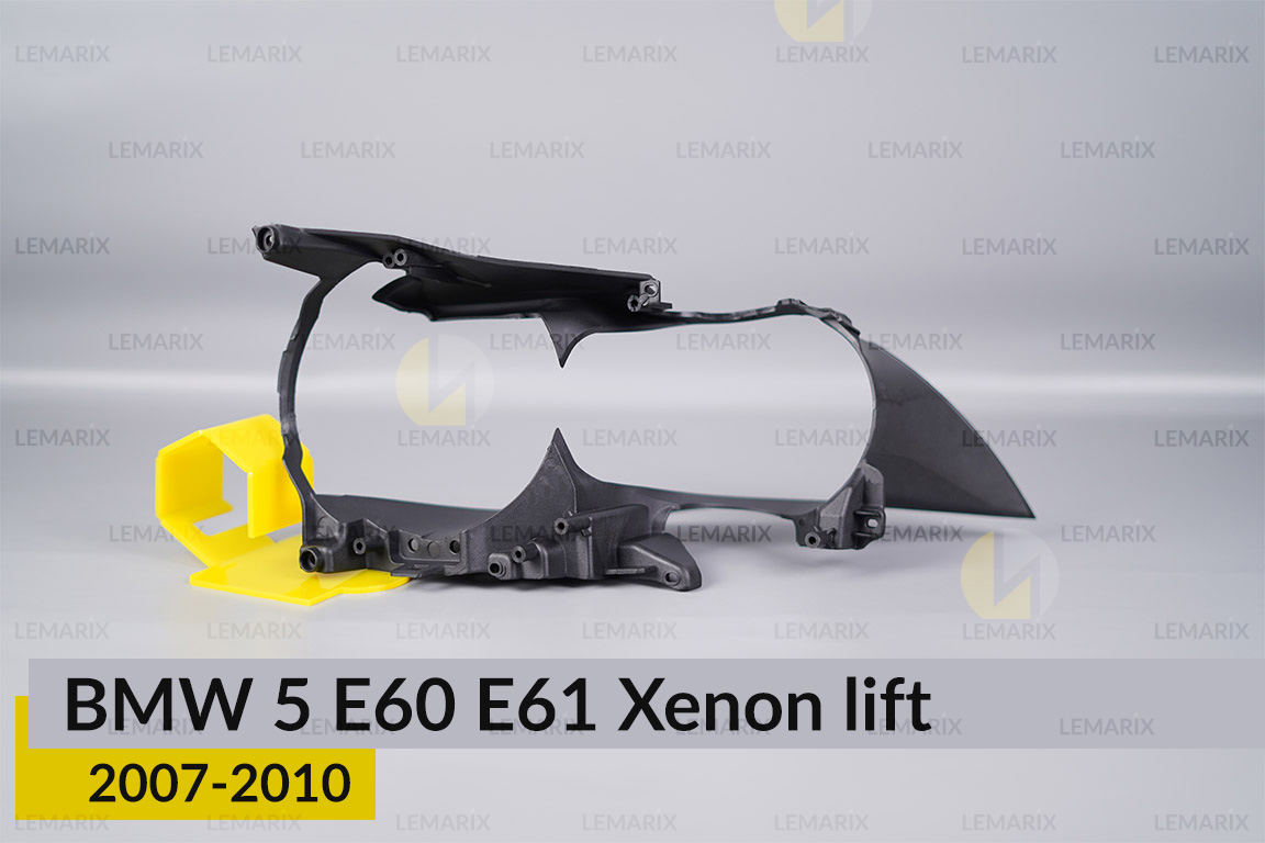 Декоративна маска BMW 5 E60 E61 Xenon (2007-2010) рест ліва