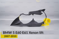 Декоративна маска BMW 5 E60 E61 Xenon (2007-2010) рест ліва