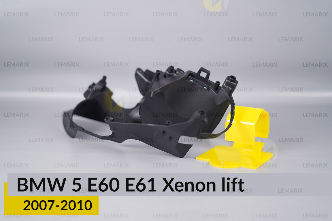 Декоративна маска BMW 5 E60 E61 Xenon (2007-2010) рест ліва